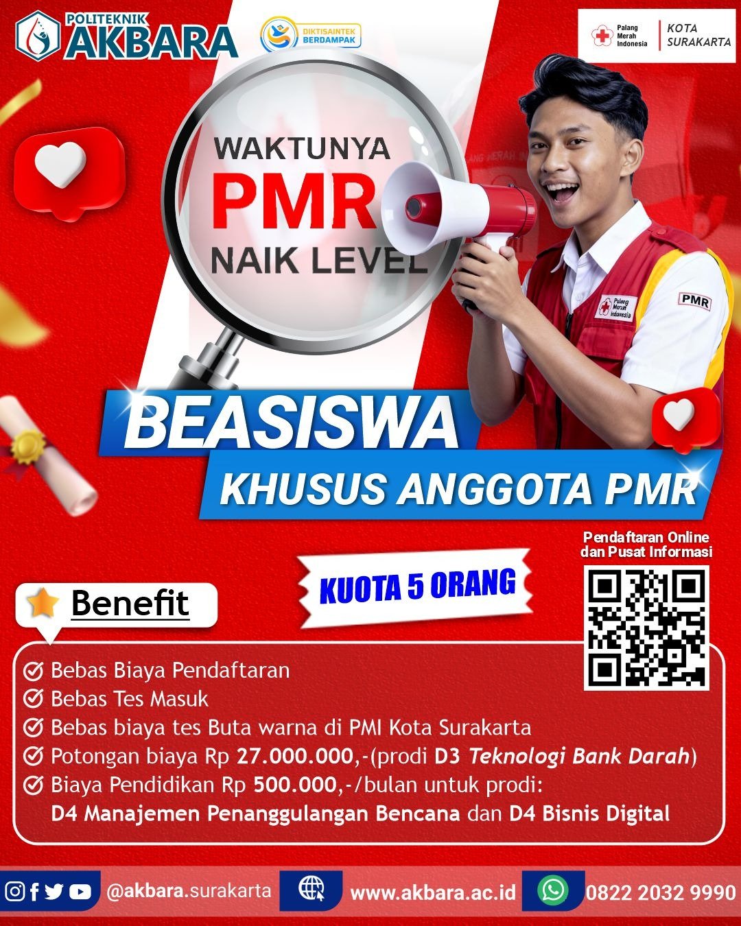 beasiswa PMR terbaru